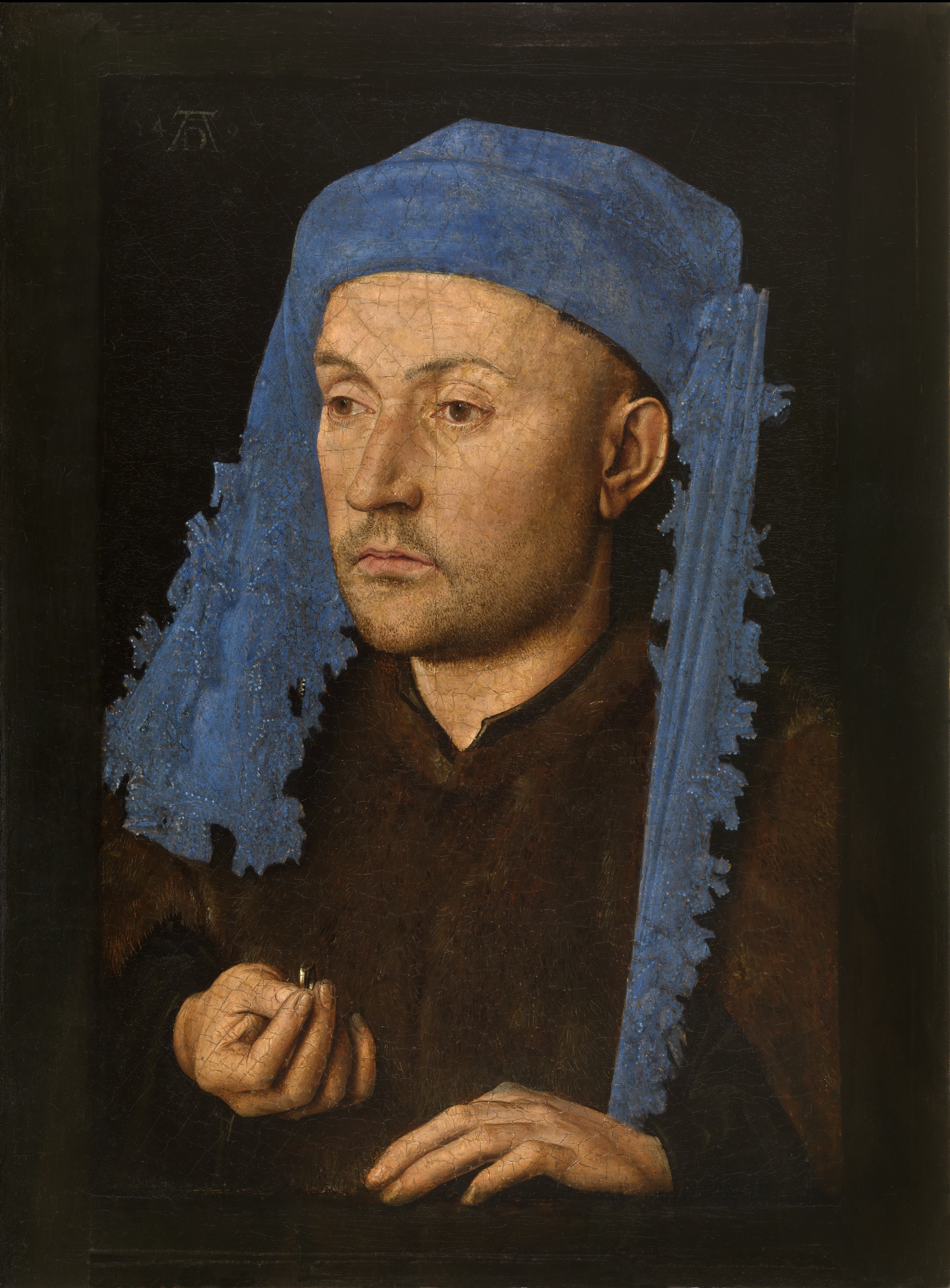 05-Portret van een man met blauwe kaproen.jpg
