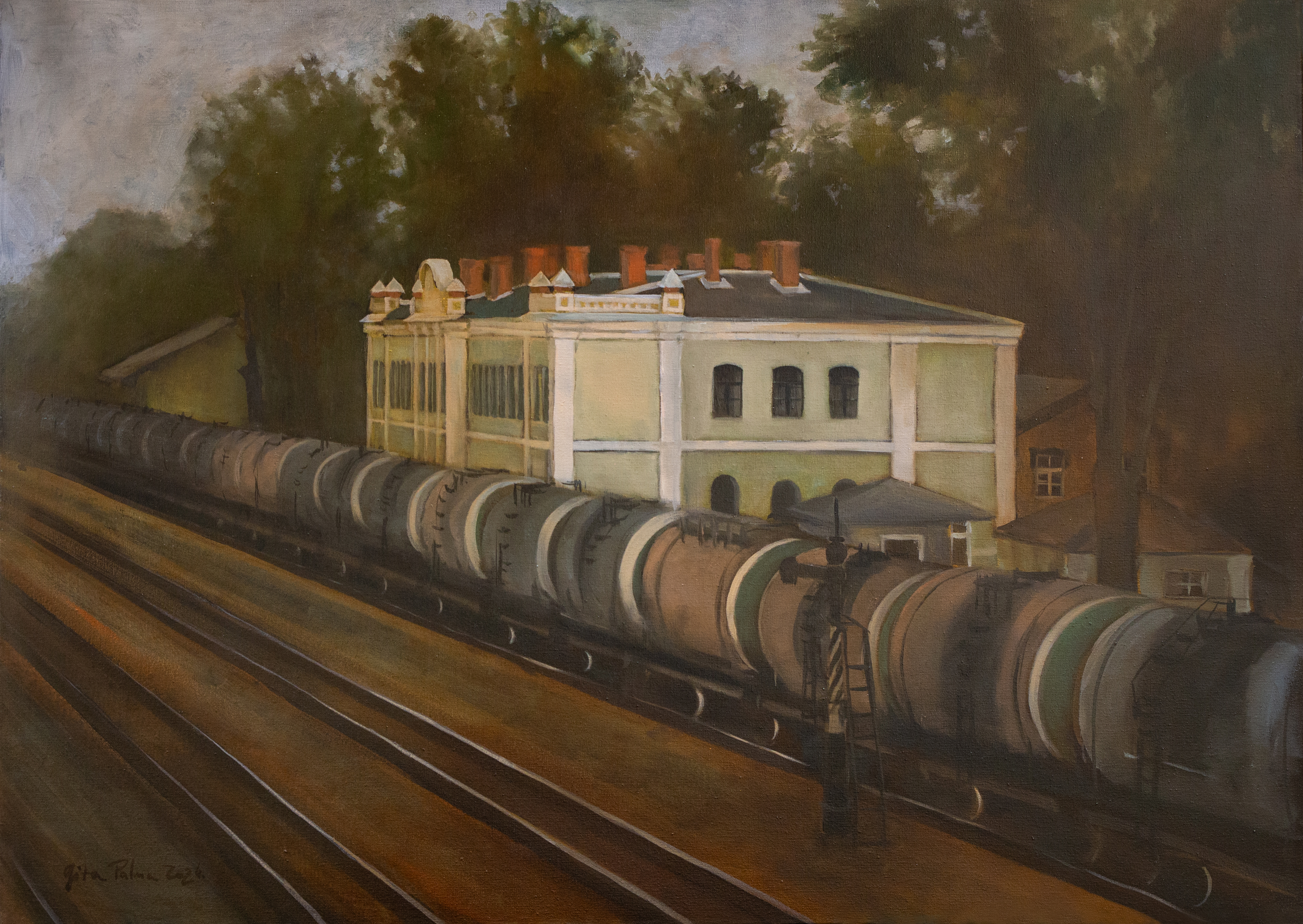 Stacija_Kārsava_ (Gita Palma, audekls, eļļa, 50cmX70cm, 2024.g.).jpg